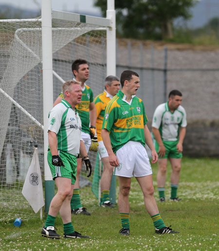 Action from the division three senior football league match against Downings.