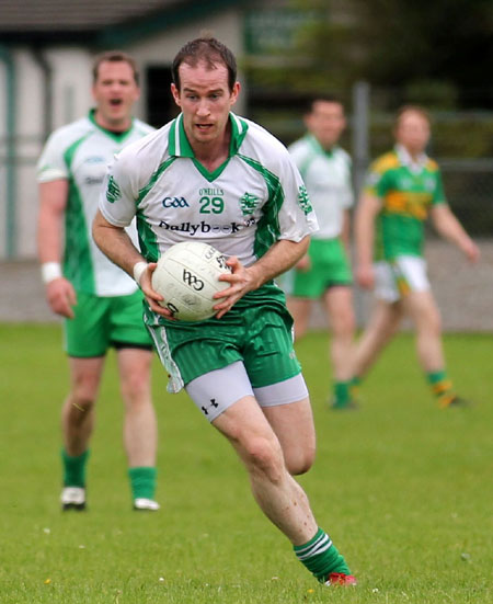 Action from the division three senior football league match against Downings.