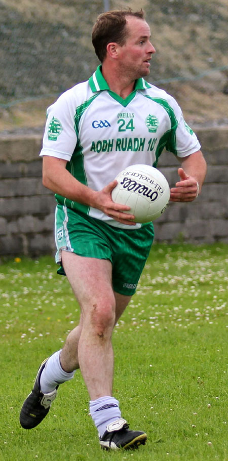 Action from the division three senior football league match against Downings.