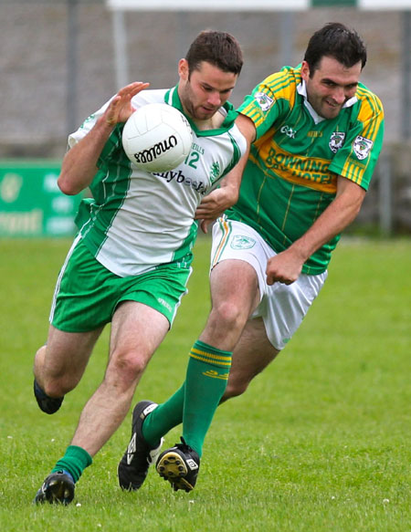 Action from the division three senior football league match against Downings.