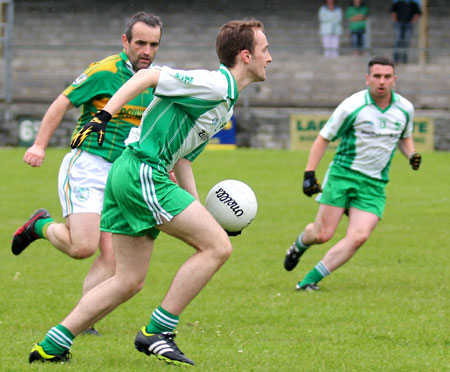 Action from the division three senior football league match against Downings.