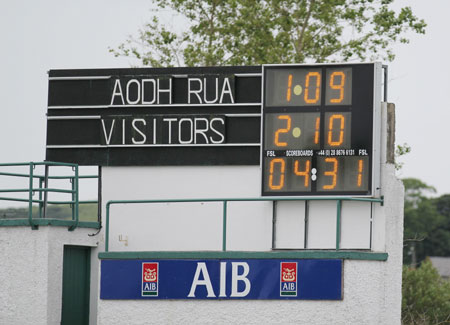 Action from the division three senior football league match against Downings.