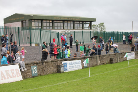 Action from the ladies under 14 match between Aodh Ruadh and Bundoran.