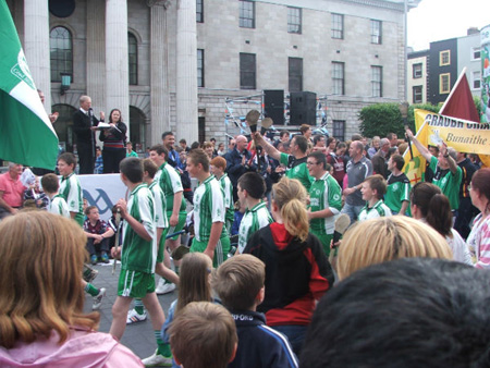 Pictures from Aodh Ruadh's underage hurlers' trip to the All-Ireland Feile