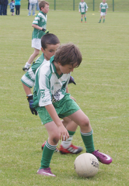 Action from the under 10 blitz at Saint Naul's.