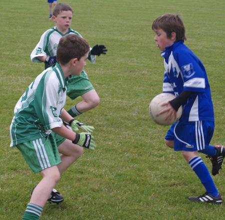 Action from the under 10 blitz at Saint Naul's.