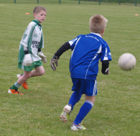 Action from the under 10 blitz at Saint Naul's.