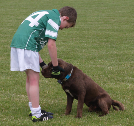 Action from the under 10 blitz at Saint Naul's.
