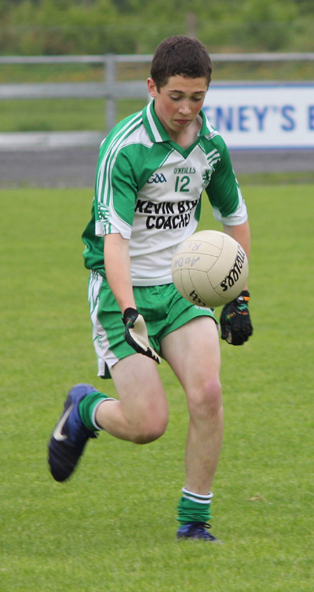 Action from the county championship semi-final between Aodh Ruadh and Gaoth Dobhair.