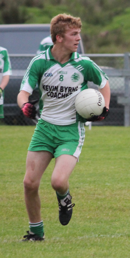 Action from the county championship semi-final between Aodh Ruadh and Gaoth Dobhair.