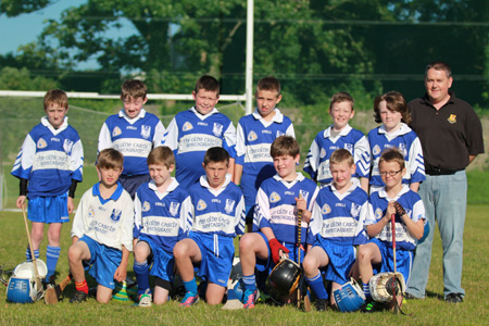 Action from the under 12 hurling game between Aodh Ruadh and Four Masters.