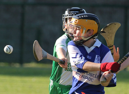 Action from the under 12 hurling game between Aodh Ruadh and Four Masters.