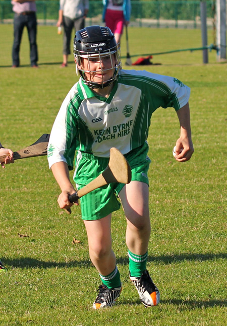 Action from the under 12 hurling game between Aodh Ruadh and Four Masters.
