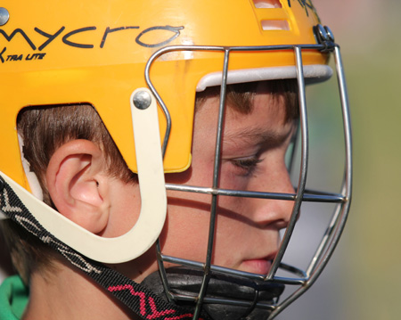 Action from the under 12 hurling game between Aodh Ruadh and Four Masters.