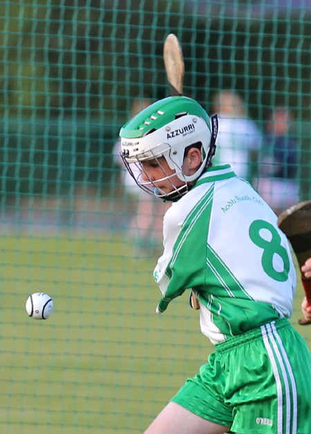 Action from the under 12 hurling game between Aodh Ruadh and Four Masters.