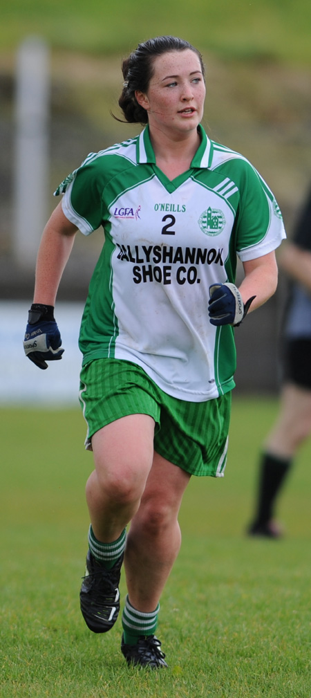 Action from the ladies senior match between Aodh Ruadh and Termon.