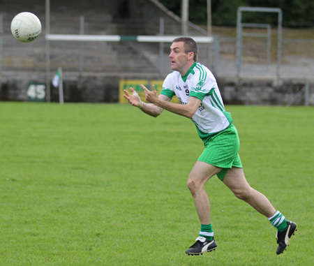 Action from the division three senior reserve football league match against Buncrana.