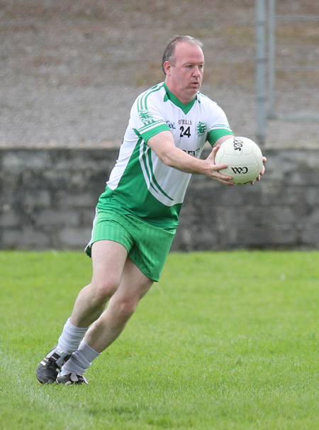 Action from the division three senior reserve football league match against Buncrana.