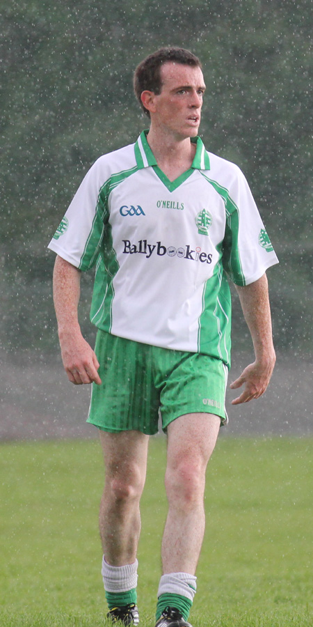 Action from the division three senior football league match against Buncrana.