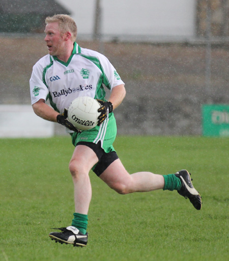 Action from the division three senior football league match against Buncrana.