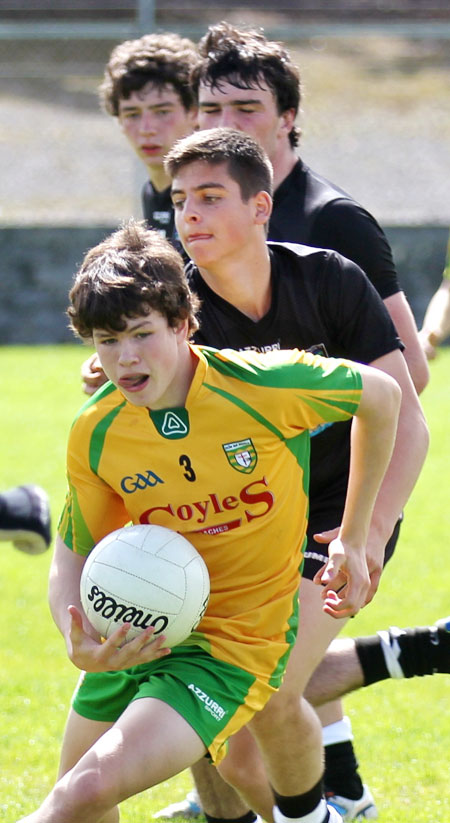 Action from the intercounty under 16 blitz hosted in Ballyshannon.