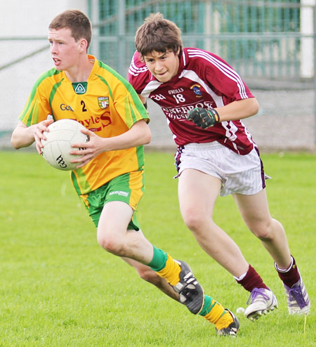 Action from the intercounty under 16 blitz hosted in Ballyshannon.