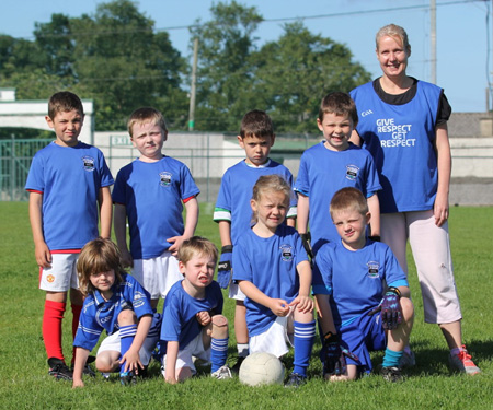 Action from th under 8 team blitz in Father Tierney Park.