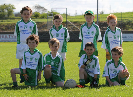 Action from th under 8 team blitz in Father Tierney Park.