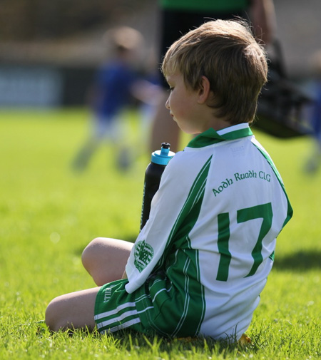 Action from th under 8 team blitz in Father Tierney Park.