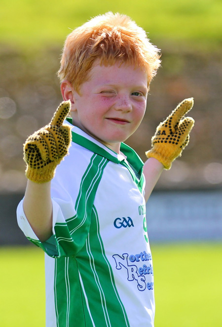 Action from th under 8 team blitz in Father Tierney Park.