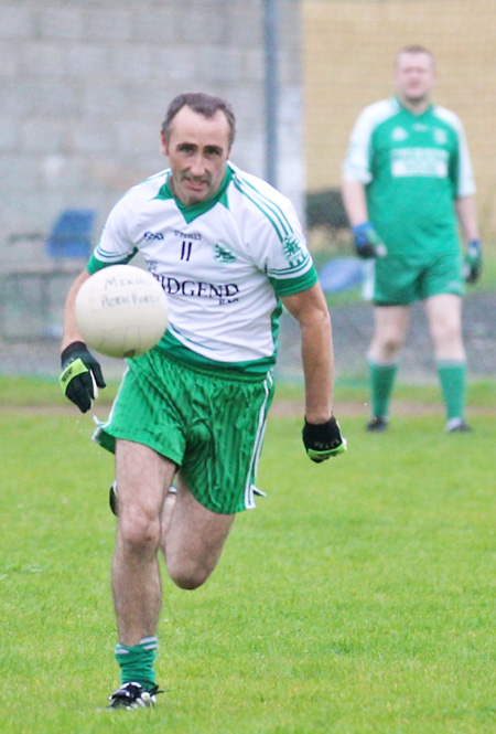 Action from the division three senior reserve football league match against Burt.