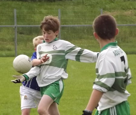 Action from the under 12 tournament between hosted by Devenish.