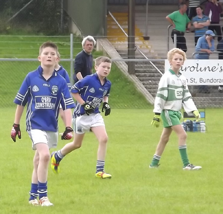 Action from the under 12 tournament between hosted by Devenish.