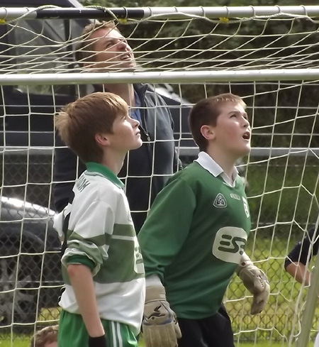 Action from the under 12 tournament between hosted by Devenish.