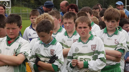 Action from the under 12 tournament between hosted by Devenish.