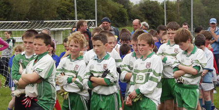 Action from the under 12 tournament between hosted by Devenish.