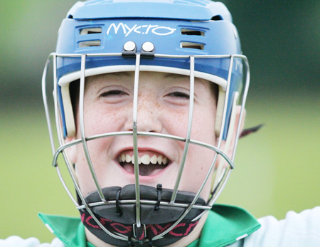 Action from the under 12 hurling game between Aodh Ruadh and MacCumhaill's.