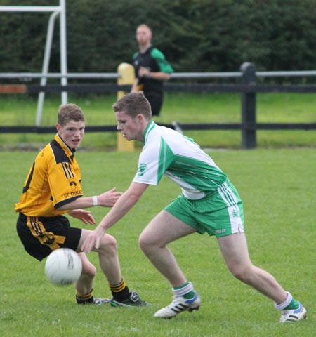 Action from the under 18 county league semi-final against Saint Eunan's.