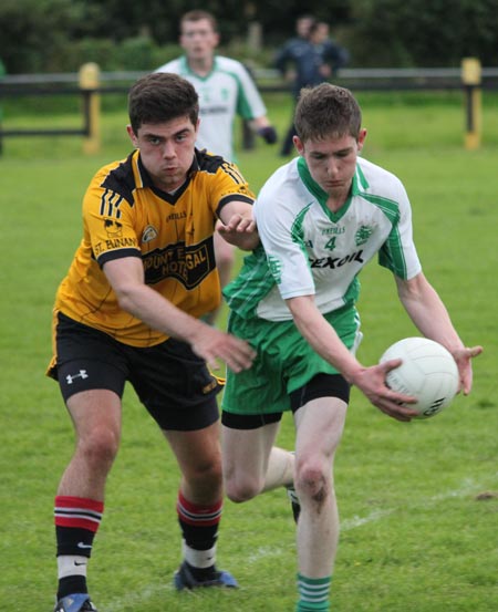 Action from the under 18 county league semi-final against Saint Eunan's.