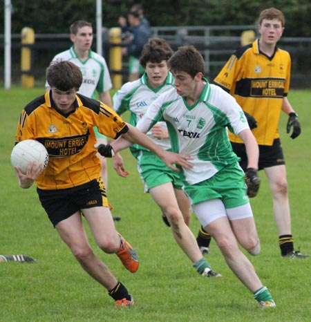 Action from the under 18 county league semi-final against Saint Eunan's.