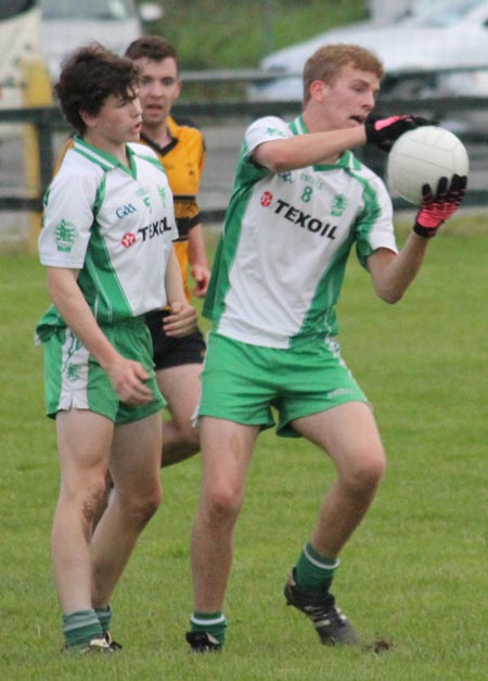 Action from the under 18 county league semi-final against Saint Eunan's.