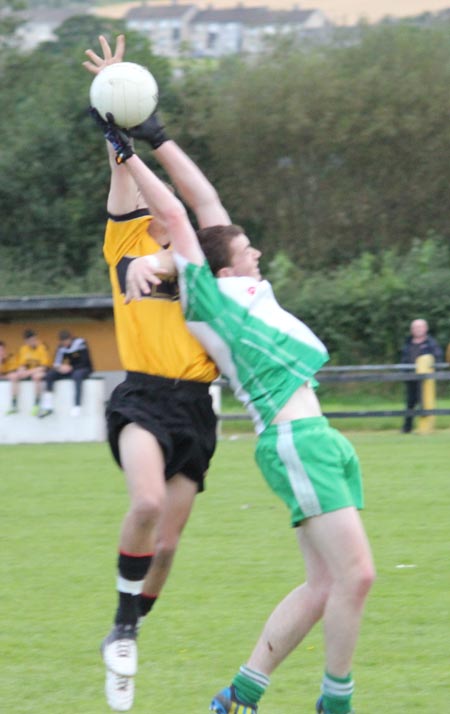 Action from the under 18 county league semi-final against Saint Eunan's.