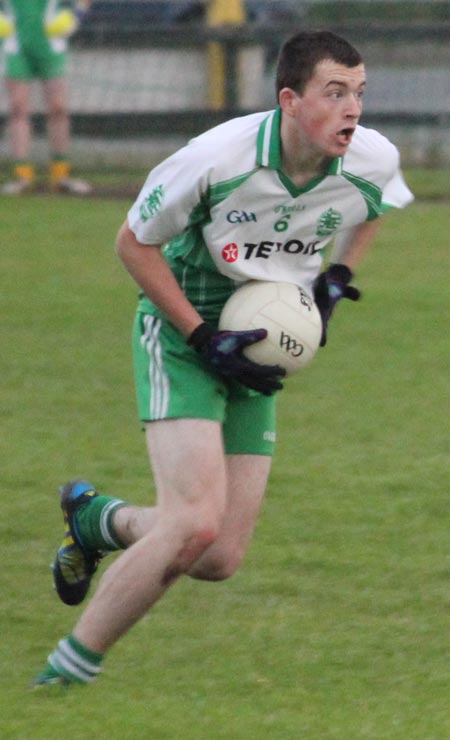 Action from the under 18 county league semi-final against Saint Eunan's.