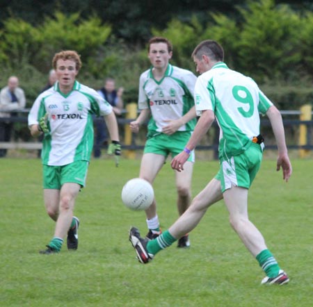 Action from the under 18 county league semi-final against Saint Eunan's.