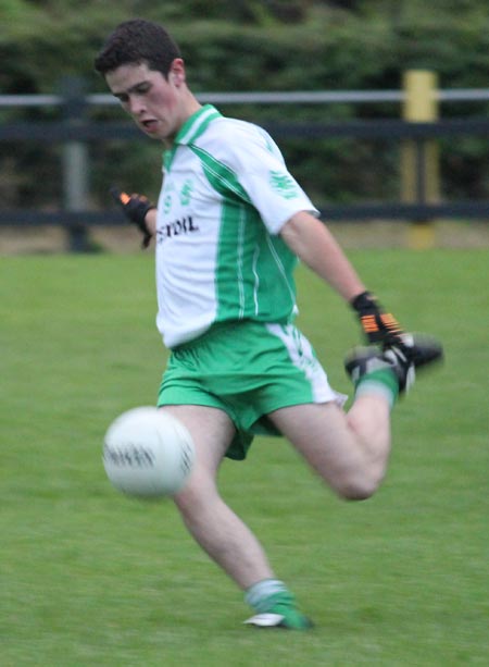 Action from the under 18 county league semi-final against Saint Eunan's.