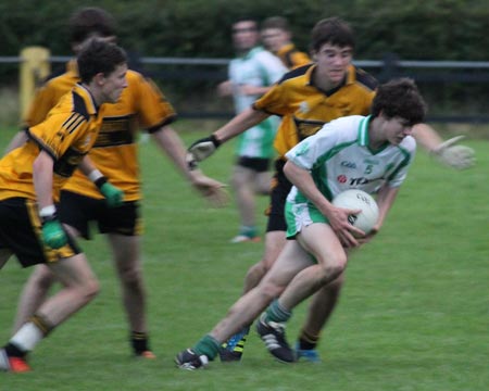 Action from the under 18 county league semi-final against Saint Eunan's.