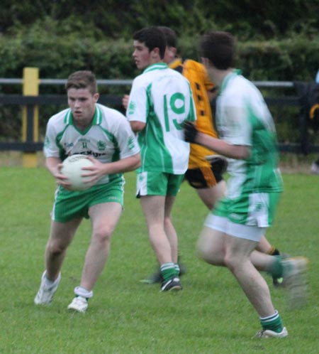 Action from the under 18 county league semi-final against Saint Eunan's.