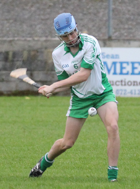 Action from the under 16 hurling game between Aodh Ruadh and Setanta.