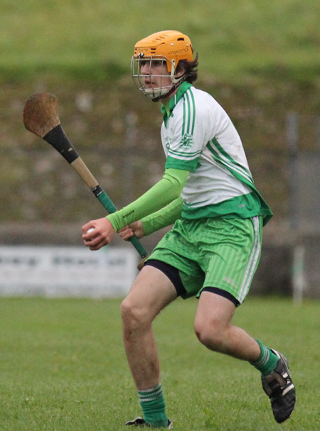 Action from the under 16 hurling game between Aodh Ruadh and Setanta.