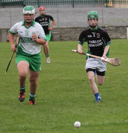 Action from the under 16 hurling game between Aodh Ruadh and Setanta.